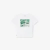 T-shirt en coton à imprimé graphique T-shirt en coton à imprimé graphique