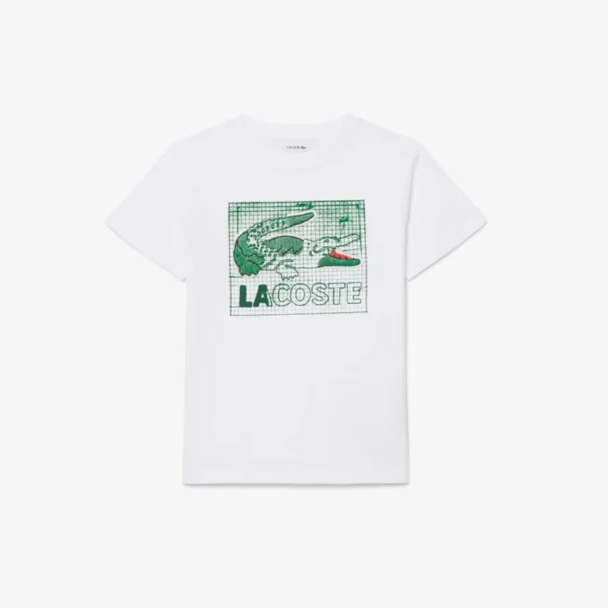 T-shirt en coton à imprimé graphique
