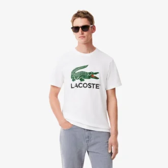 T-shirt en coton imprimé Signature pour homme