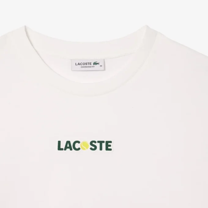 T-shirt en coton oversize imprimé balles pour femme T-shirt en coton oversize imprimé balles pour femme