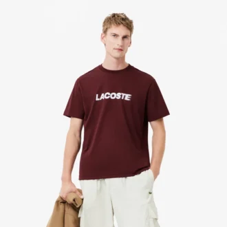 T-shirt en coton épais avec logo pour homme
