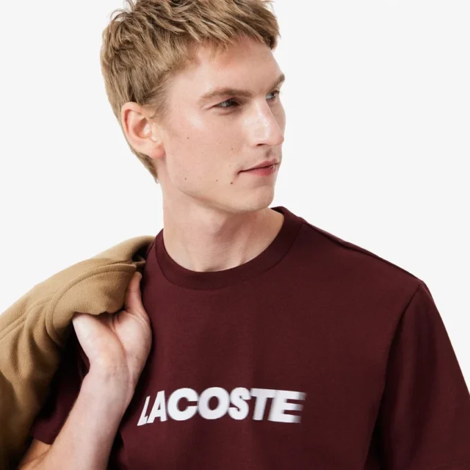 T-shirt en coton épais avec logo pour homme T-shirt en coton épais avec logo pour homme