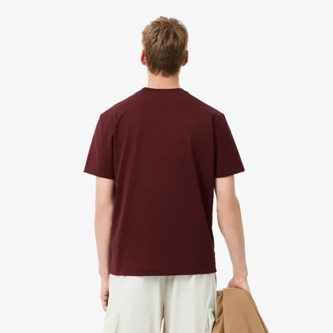 T-shirt en coton épais avec logo pour homme T-shirt en coton épais avec logo pour homme