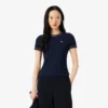 T-shirt en jersey à bordures contrastées pour femme T-shirt en jersey à bordures contrastées pour femme