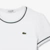 T-shirt en jersey à bordures contrastées pour femme T-shirt en jersey à bordures contrastées pour femme