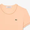 T-shirt en jersey à bordures contrastées pour femme T-shirt en jersey à bordures contrastées pour femme