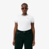 T-shirt en jersey à bordures contrastées pour femme T-shirt en jersey à bordures contrastées pour femme