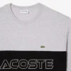 T-shirt en jersey color block pour homme, coupe longue