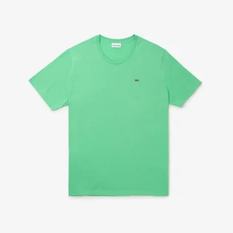 T-shirt en jersey de coton à col rond pour homme, coupe ample