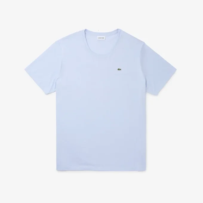 T-shirt en jersey de coton à col rond pour homme, coupe ample T-shirt en jersey de coton à col rond pour homme, coupe ample