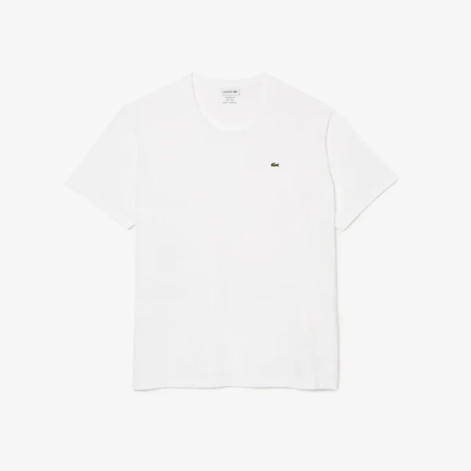 T-shirt en jersey de coton à col rond pour homme, coupe ample T-shirt en jersey de coton à col rond pour homme, coupe ample