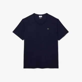 T-shirt en jersey de coton à col rond pour homme, coupe ample