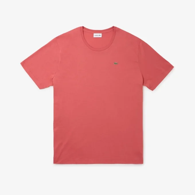 T-shirt en jersey de coton à col rond pour homme, coupe ample T-shirt en jersey de coton à col rond pour homme, coupe ample
