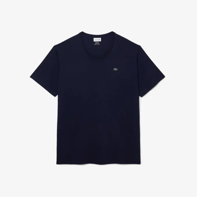 T-shirt en jersey de coton à col rond pour homme, coupe ample T-shirt en jersey de coton à col rond pour homme, coupe ample