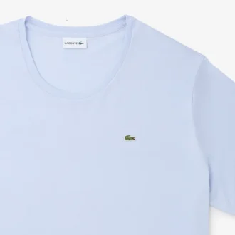 T-shirt en jersey de coton à col rond pour homme, coupe ample