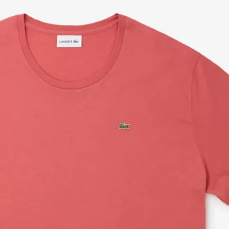 T-shirt en jersey de coton à col rond pour homme, coupe ample
