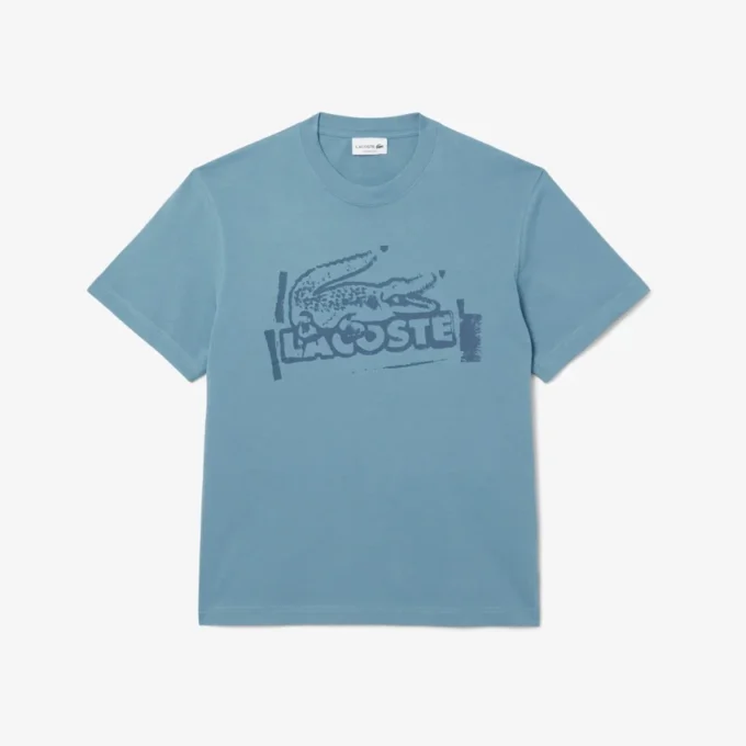 T-shirt en jersey de coton imprimé pour homme T-shirt en jersey de coton imprimé pour homme