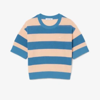 T-shirt en maille rayée
