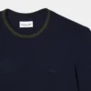 T-shirt en piqué stretch à col rayé pour homme T-shirt en piqué stretch à col rayé pour homme