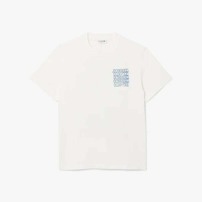 T-shirt graphique en jersey de coton pour homme