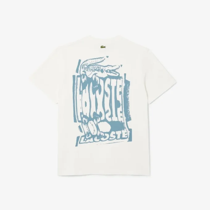 T-shirt graphique en jersey de coton pour homme