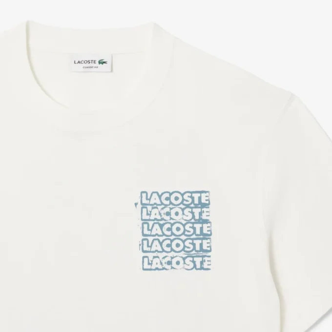 T-shirt graphique en jersey de coton pour homme