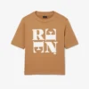 T-shirt graphique en satin Runway