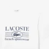 T-shirt imprimé en coton coupe classique pour homme