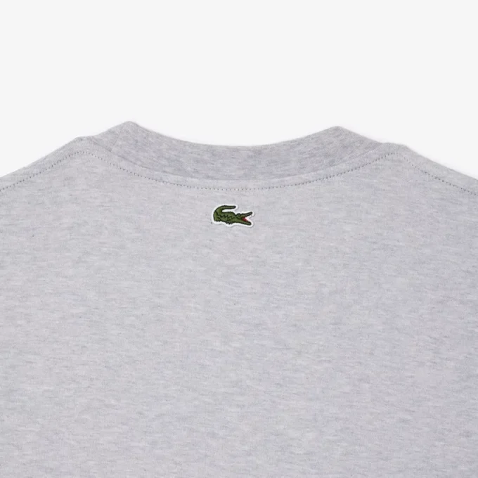 T-shirt imprimé en coton épais coupe ample pour homme