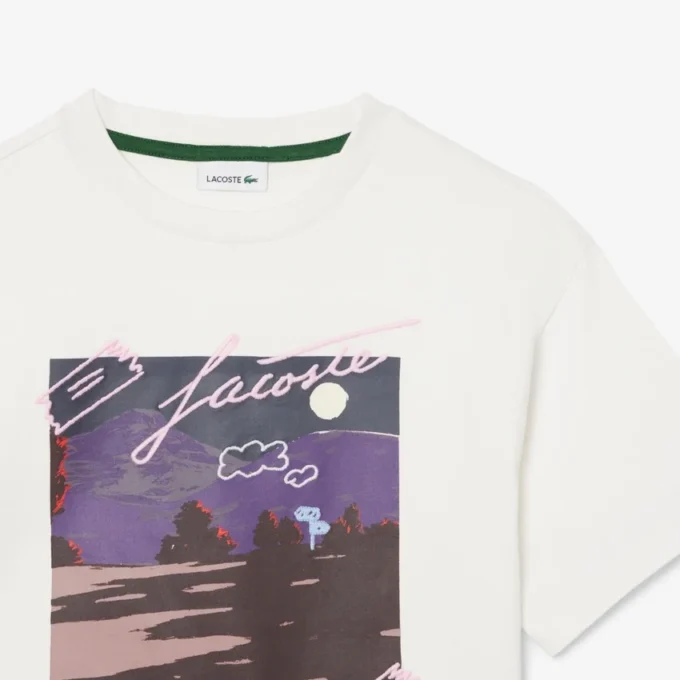 T-shirt imprimé en coton pour fille