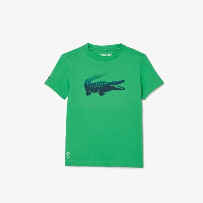 T-shirt Lacoste X Daniil Medvedev Ultra Dry pour enfant T-shirt Lacoste X Daniil Medvedev Ultra Dry pour enfant