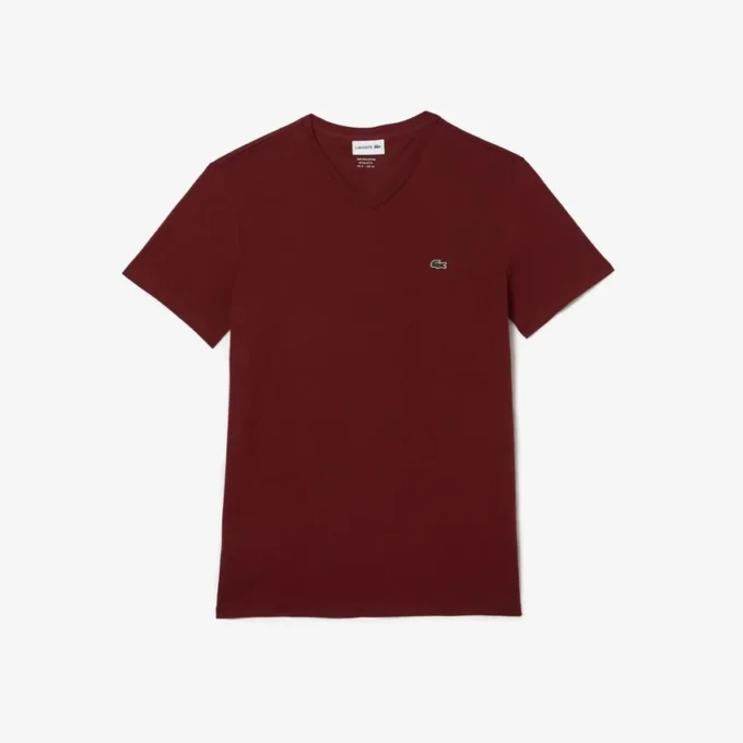 T-shirt léger à col en V en coton Pima pour homme T-shirt léger à col en V en coton Pima pour homme