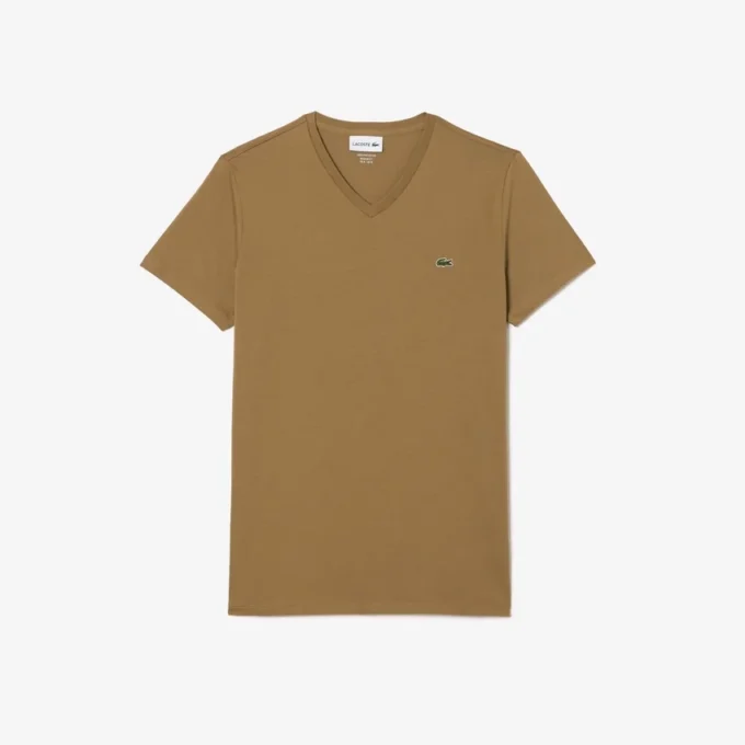 T-shirt léger à col en V en coton Pima pour homme T-shirt léger à col en V en coton Pima pour homme