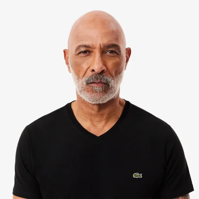 T-shirt léger à col en V en coton Pima pour homme T-shirt léger à col en V en coton Pima pour homme
