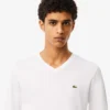 T-shirt léger à col en V en coton Pima pour homme T-shirt léger à col en V en coton Pima pour homme