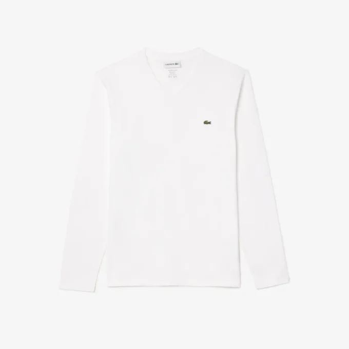 T-shirt léger à col en V en coton Pima pour homme T-shirt léger à col en V en coton Pima pour homme