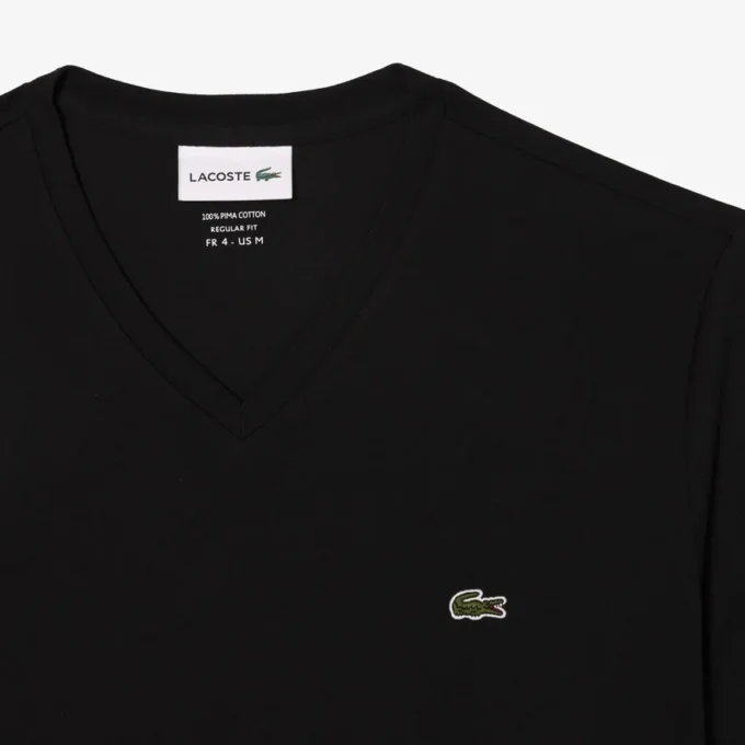 T-shirt léger à col en V en coton Pima pour homme T-shirt léger à col en V en coton Pima pour homme