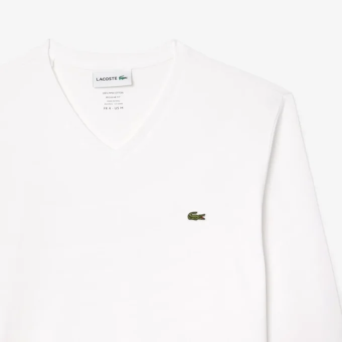 T-shirt léger à col en V en coton Pima pour homme T-shirt léger à col en V en coton Pima pour homme