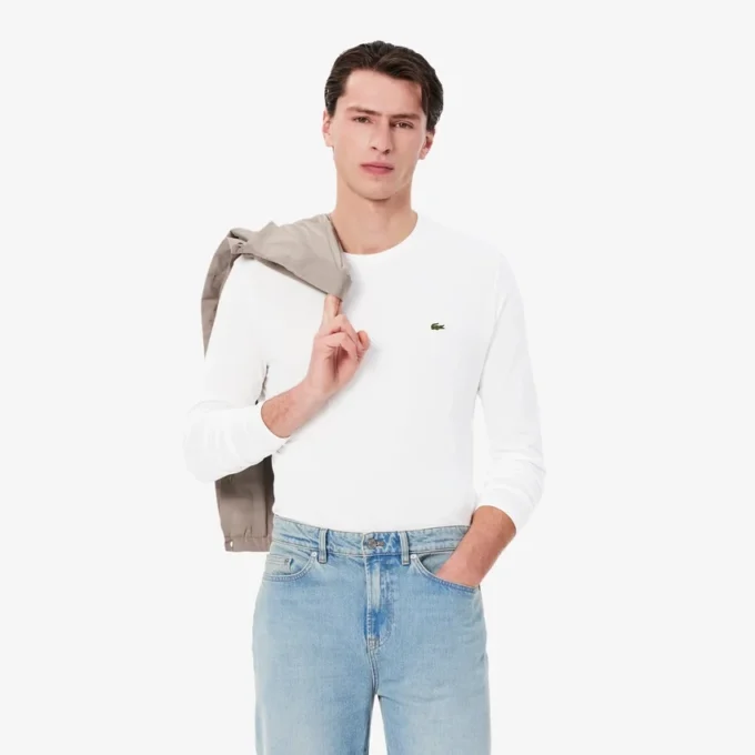 T-shirt à manches longues en coton Pima pour homme T-shirt à manches longues en coton Pima pour homme