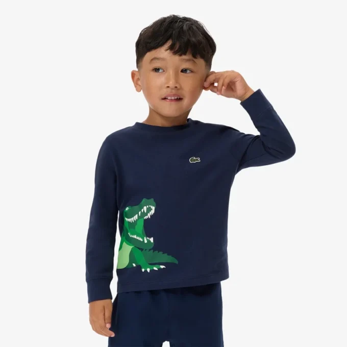 T-shirt à manches longues en coton pour garçon