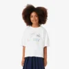 T-shirt oversize en coton imprimé pour fille