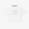 T-shirt oversize en coton imprimé pour fille