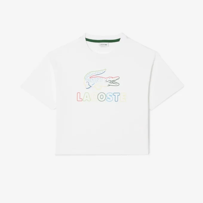 T-shirt oversize en coton imprimé pour fille