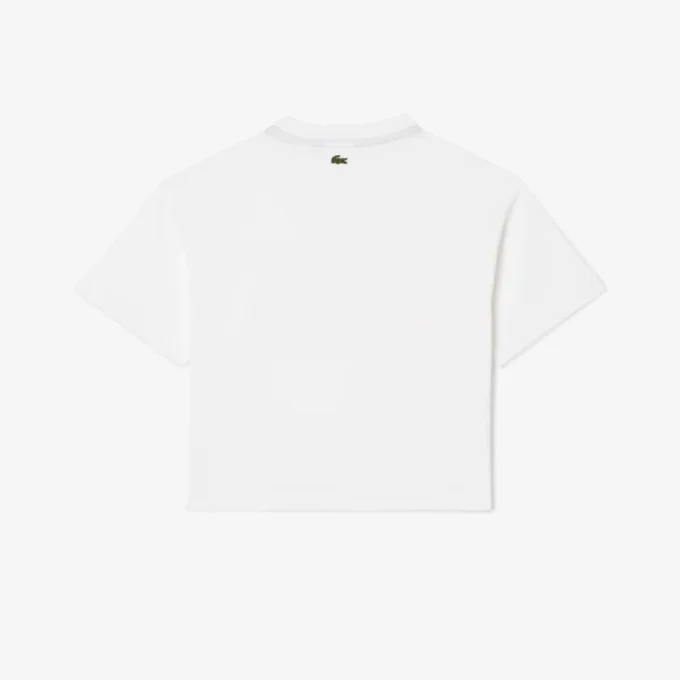 T-shirt oversize en coton imprimé pour fille