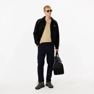T-shirt Petit Piqué à col côtelé pour homme