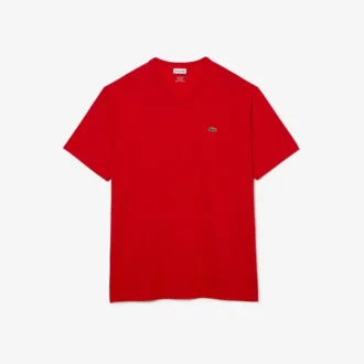 T-shirt Pima à col en V coupe ample pour homme