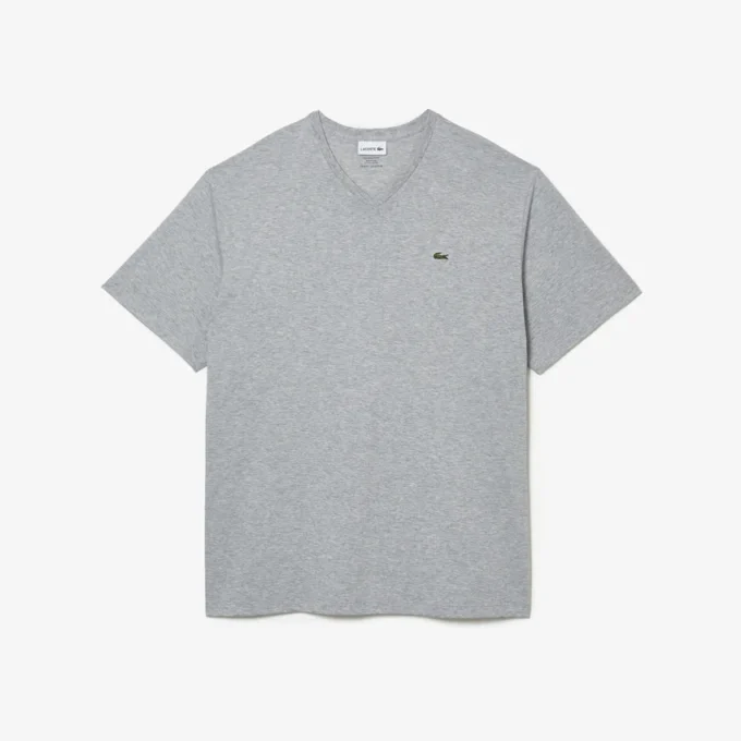 T-shirt Pima à col en V coupe ample pour homme T-shirt Pima à col en V coupe ample pour homme
