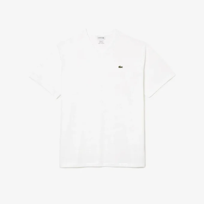 T-shirt Pima à col en V coupe ample pour homme T-shirt Pima à col en V coupe ample pour homme