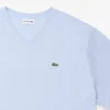 T-shirt Pima à col en V pour homme, coupe ample T-shirt Pima à col en V pour homme, coupe ample
