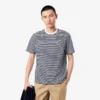 T-shirt rayé en coton épais pour homme